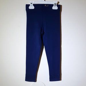 Mini Boden Broderie Leggings - College Navy NEW